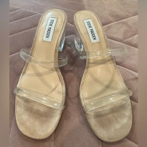 Steve Madden clear sandal